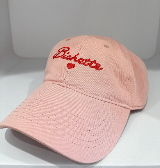 La casquette rose Bichette des kids